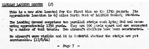 Hang Chat status rpt 17 Aug 1944
