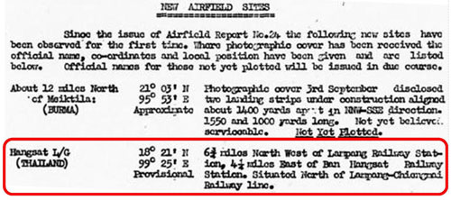 New airfields list Aug 1944